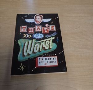 "That's The Worst" Live Concert DVD — Black with Teal & Red Artwork